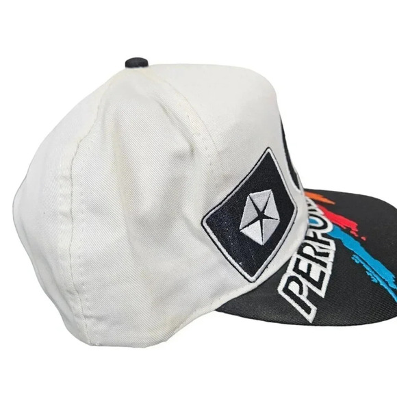 Rare Vintage Stripe Mopar Performance‎ Penstar Canvas Snapback Big Logo Hat - Picture 3 of 6